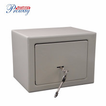 Small Key Lock Safe Box Solid Steel Safe Low Profile